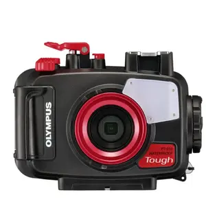 Comparateur de prix : Olympus PT-059 - Etui étanche pour appareil photo - polycarbonate - noir, transparent