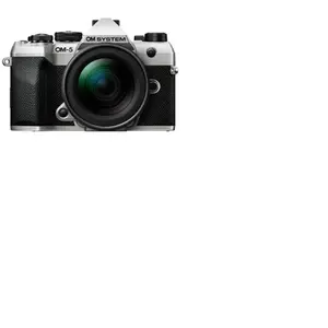 OLYMPUS OM System OM-5 Mark II silver + objectif 12-45mm pas cher
