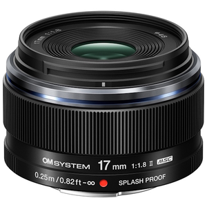 Comparateur de prix : OLYMPUS Objectif à Focale fixe Om System M.Zuiko Digital 17 mm f/1.8 II Noir pour Monture Micro 4/3