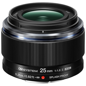 Comparateur de prix : OLYMPUS Objectif à Focale fixe Om System M.Zuiko Digital 25 mm f/1.8 II Noir pour Monture Micro 4/3