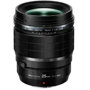 Comparateur de prix : OM SYSTEM<br/>25/1.2 M.ZUIKO ED PRO MICRO 4/3 NOIR OM
