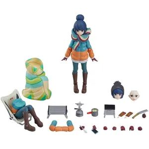 Max Factory Laid-Back Camp figurine Figma Rin Shima DX Edition 13 cm