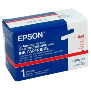 Epson Ruban Matriciel Original C33S020405 Rouge TU pas cher