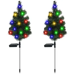 Sapin de Noël Artificiel 75 cm, Sapin de Noel avec guirlandes Lumineus...