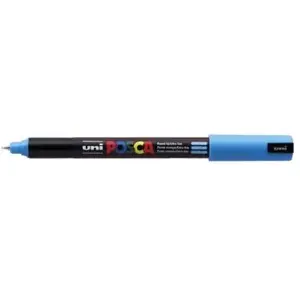 Uni-Ball Uniball Marqueur Pte calibrée extra-fine POSCA PC1MR 0,7mm Bleu Clair pas cher