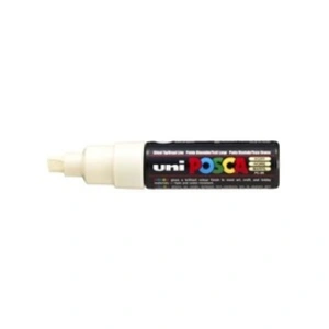 Uniball Marqueur Pte large biseautée POSCA PC8K 8mm IvoireVendu parfnac