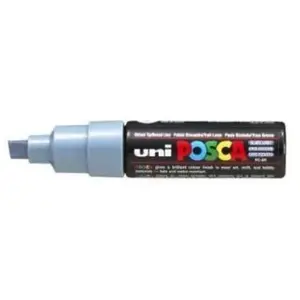 Uniball Uni-Ball Posca Marqueur à bout ciselé Large - Slate Gris (Lot de 6) pas cher