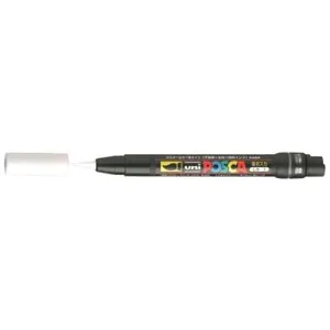 Comparateur de prix : Uniball Marqueur pinceau Brush POSCA PCF350 1-10mm Blanc