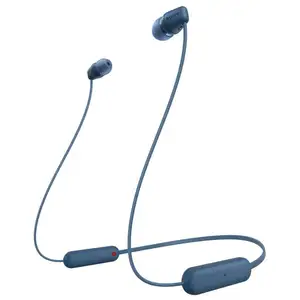 Comparateur de prix : Sony WI-C100 Casque Sans fil Ecouteurs Appels/Musique Bluetooth Bleu