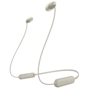 Comparateur de prix : Sony WI-C100 Casque Sans fil Ecouteurs Appels/Musique Bluetooth Beige