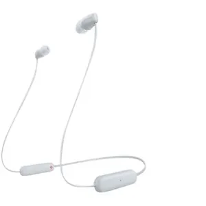 Comparateur de prix : Sony WI-C100 Casque Sans fil Ecouteurs Appels/Musique Bluetooth Blanc