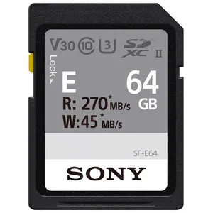 Sony - sdxc e series 64GB uhs-ii Class 10 U3 V30 (SFE64A.AE)