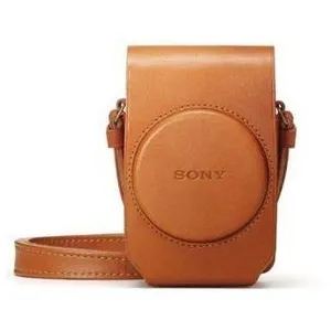 Sony Étui de transport souple pour appareil photo numérique Marron LCS-RXG T marron pas cher