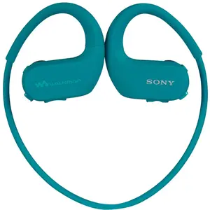 Lecteur numérique serre-tête SONY Walkman Sport étanche 4Go Bleu pas cher