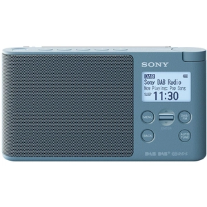 SONY - XDRS41 - Radio portable DAB/DAB+ - Préréglages directs - Réveil et mise en veille programmable - Bleu pas cher