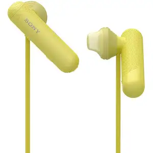 Écouteurs de sport sans fil Sony WI-SP500 - Jaune - NFC - IPX4 pas cher