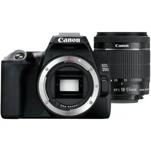 Comparateur de prix : Canon Appareil Photo Reflex EOS 250D + EF-S 18-55mm f/3.5-5.6 III TU