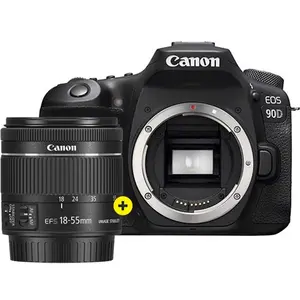 Canon 90D 32MP WiFi + Objetivo EF-S 18-55mm F3.5-5.6 IS USM pas cher