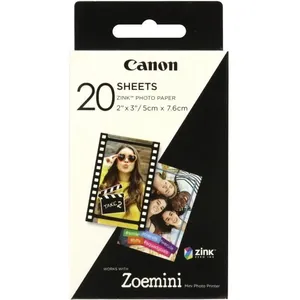 Comparateur de prix : Canon - ZP-2030 - 5x7.6 cm - 2x3 - 20 feuilles Zoemini - Boîte (3214C002)