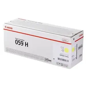 Comparateur de prix : Canon 059 H - haute capacite - jaune - original - cartouche de toner