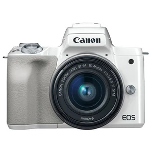 Comparateur de prix : Canon EOS M50 Blanc + Objectif EF-M 15-45 mm f/3.5-6.3 STM