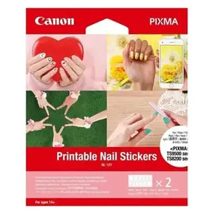 Autocollants pour ongles imprimables Canon NL-101 2 feuilles pas cher