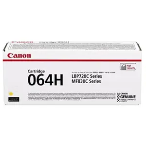 Comparateur de prix : Canon 064H - Jaune - original - cartouche de toner - pour i-SENSYS LBP722Cdw, MF832Cdw