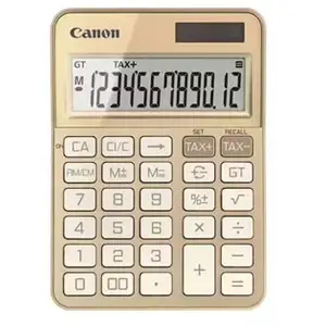 Canon KS-125KB - Calculatrice de bureau - 12 chiffres - panneau solaire, pile - or pas cher