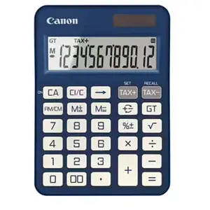 Canon KS-125KB - Calculatrice de bureau - 12 chiffres - panneau solaire, pile - bleu pas cher