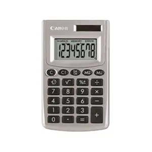 Comparateur de prix : Canon LS-270L - Calculatrice de poche - 8 chiffres - panneau solaire, pile