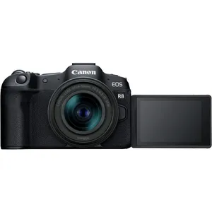 Comparateur de prix : Appareil photo hybride Canon EOS R8 + RF 24-50mm f/4.5-6.3 IS STM noir