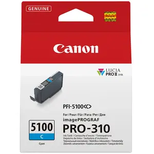 Comparateur de prix : Réservoir d'encre cyan Canon PFI-5100C