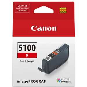 Comparateur de prix : Canon PFI-5100R Réservoir d'encre rouge