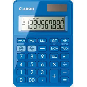 Canon LS-100KB - Calculatrice de bureau - 10 chiffres - panneau solaire, pile - bleu pas cher