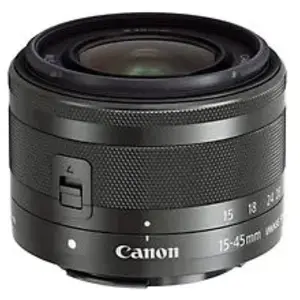 Comparateur de prix : Canon EF-M 15-45 mm F3.5-6.3 IS STM 49 mm Objectif (adapté à Canon EF-M) noir
