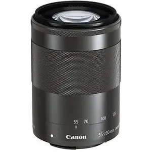 Comparateur de prix : Canon EF-M 55-200 mm F4.5-6.3 IS STM 52 mm Objectif (adapté à Canon EF-M) noir