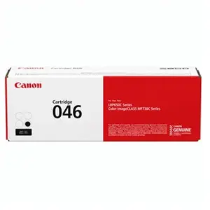 Comparateur de prix : Canon CARTRIDGE 046 BK TONER Noir Rendement 2200 PAGES (Emballage carton)