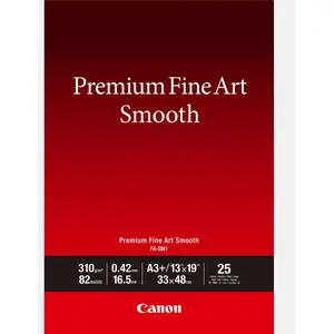 Comparateur de prix : Papier A3 Plus beaux-arts lisse Premium Canon FA-SM1 - 25 feuilles