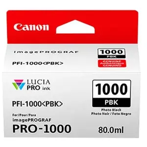 Comparateur de prix : Canon pfi-1000 pbk photo black ink tank, 0546c001 (photo black ink tank)
