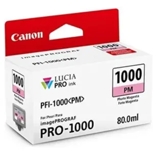 Comparateur de prix : Canon pfi-1000 pm photo magenta ink tank, 0551c001 (photo magenta ink tank)