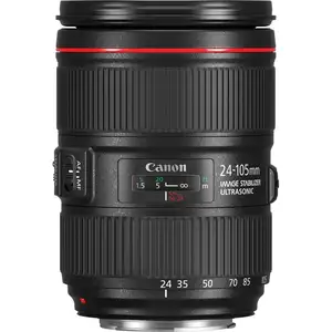Comparateur de prix : Objectif pour Reflex CANON EF 24-105mm f/4 L IS II USM TU