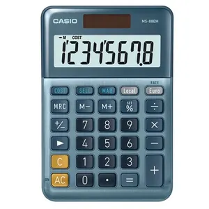 Comparateur de prix : Casio - MS-88EM Calculatrice de bureau bleu Ecran: 8 solaire (l x l) 101 mm x 149 mm
