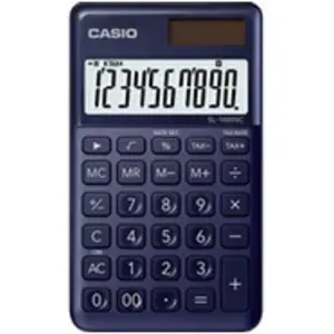 CASIO Calculatrice SL-1000 SC-NY - Bleu marine pas cher