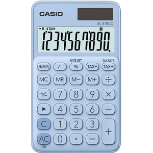 Comparateur de prix : Casio SL-310UC-LB calculatrice Poche Calculatrice basique Bleu