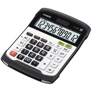 Comparateur de prix : Calculatrice de bureau Casio WD-320MT argent-noir solaire, à pile(s) - argent-noir