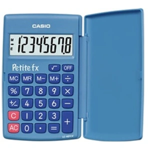 Calculatrice scolaire primaire Casio Petite FX LC-401LV-BU Bleu pas cher