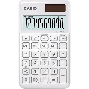 Comparateur de prix : Casio SL 1000 SC WE Calculatrice de Poche Blanc