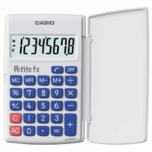 Comparateur de prix : Calculatrice scolaire primaire Casio Petite FX LC-401LV-WE Blanc