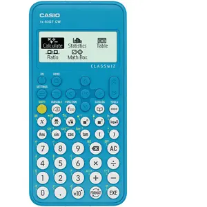 Casio Calculatrice Scientifique Bleue FX-83GTCW pas cher
