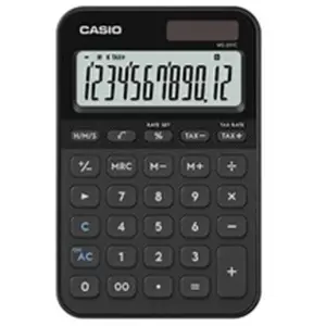 Calculatrice Casio MS-20YC Bureau Batterie Solaire Noir